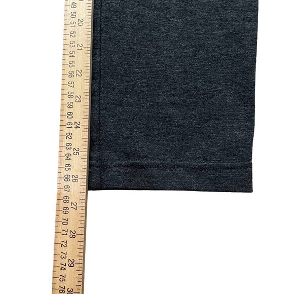 Chicos Size 2 Short (12) Faux Pocket Pants Charcoal Gray Stretch Straight Leg - Picture 11 of 11